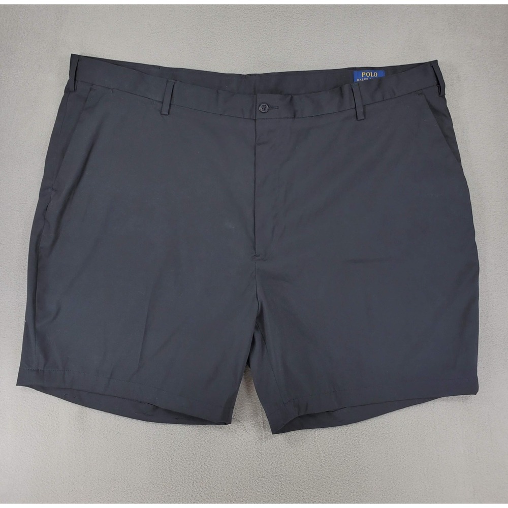 Polo Ralph Lauren Shorts Mens 48 Classic Fit Black Performance Stretch Golf Logo